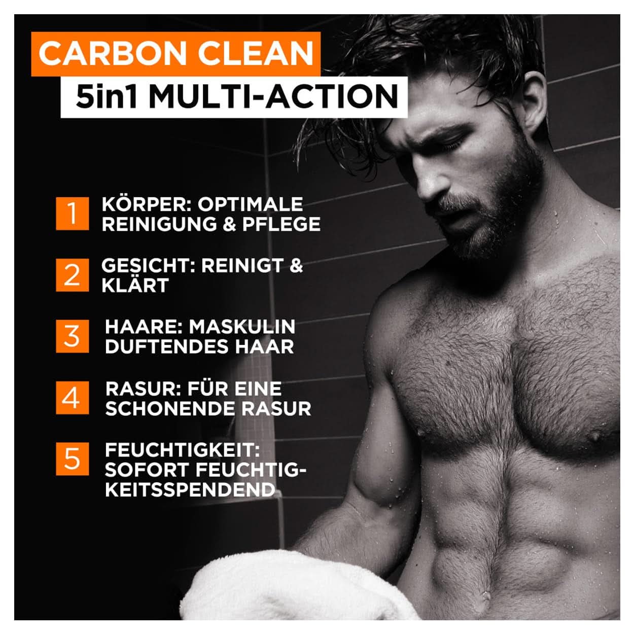 L'Oréal Men Expert XXXL 5In1 Gel doccia e shampoo per uomo, 1 litro Naty Shop