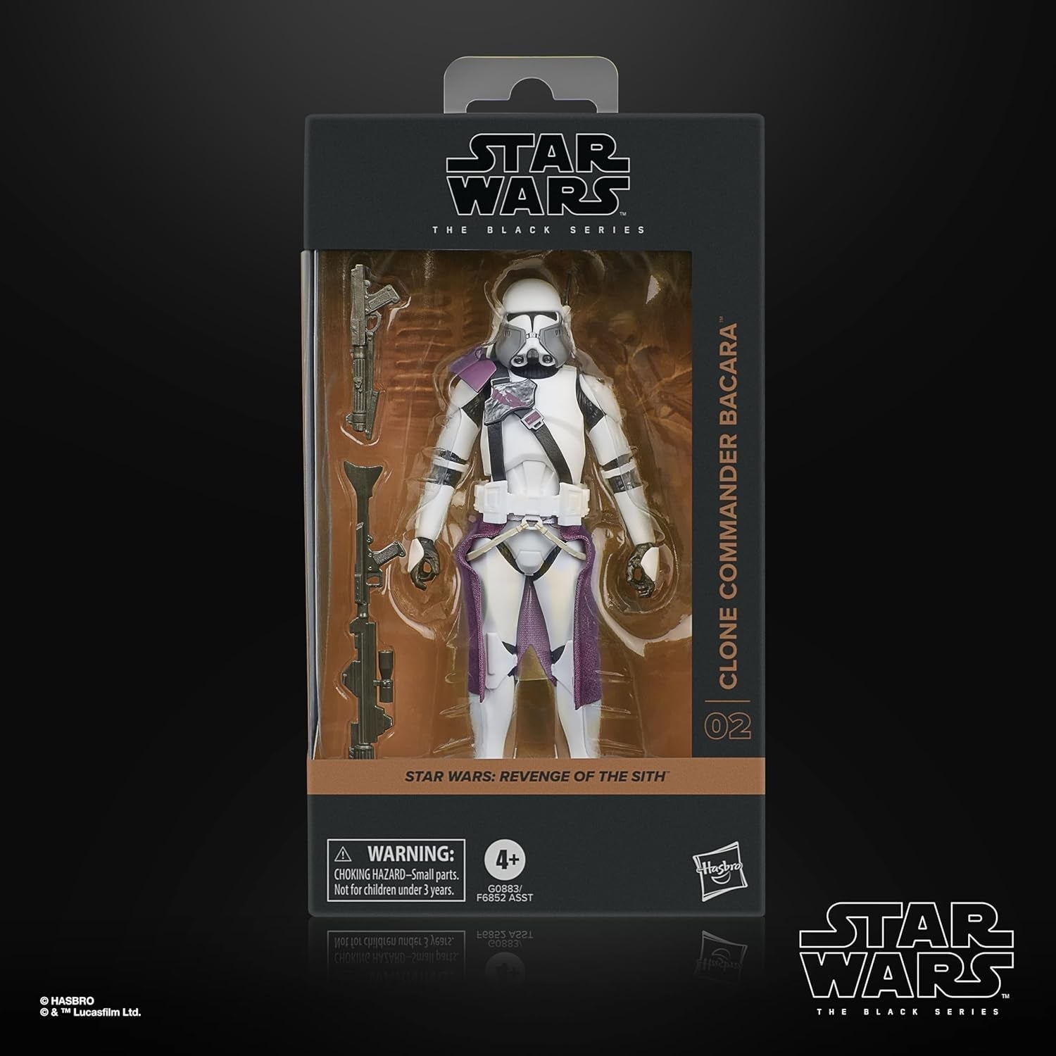 Star Wars Black Series Clone Commander Bacara, Star Wars: Ahsoka Premium Figure da collezione (15 cm) Action Figures Naty Shop
