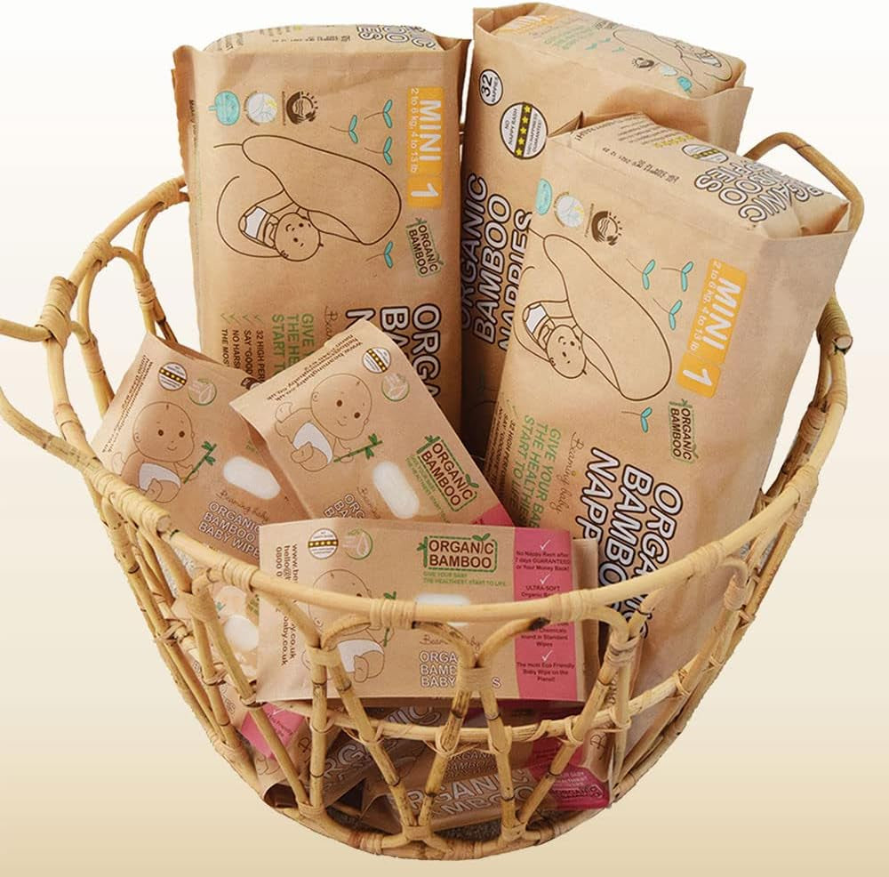 Pannolini in bambù biologico taglia 6 adatti per 16+kg di pannolini in confezione da 20