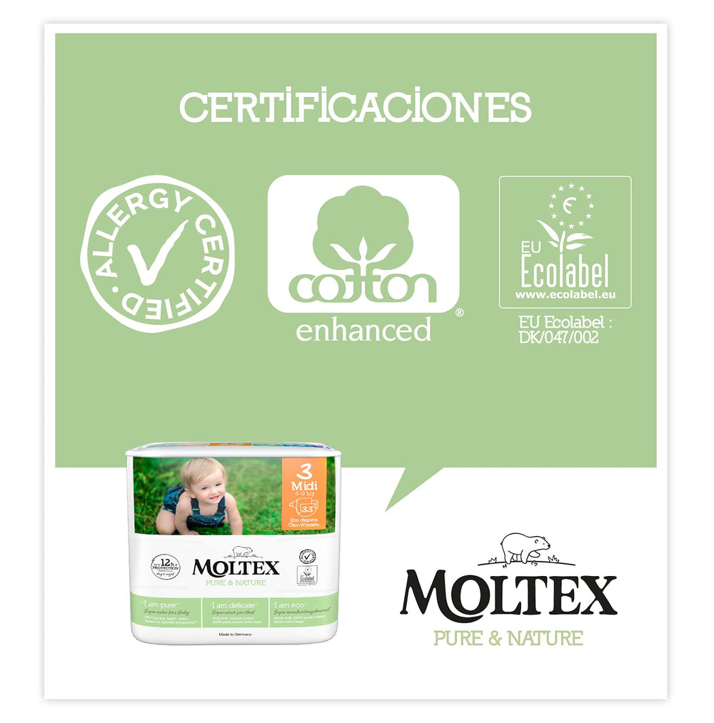 Pannolini taglia 3 (4-10 kg), 224 pannolini (4 sacchetti da 56 pezzi)