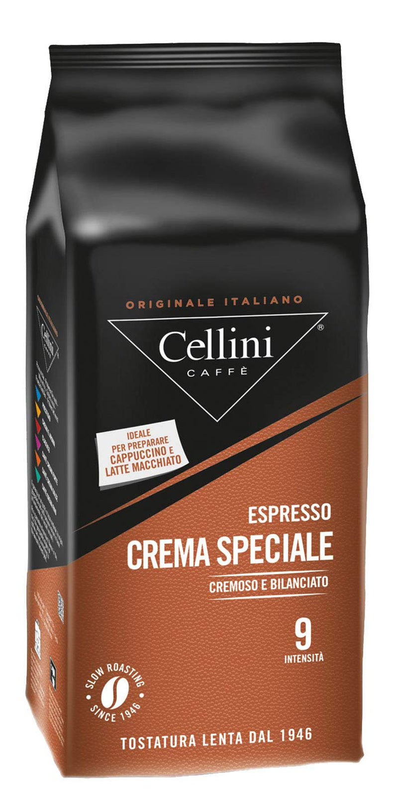 Cellini Crema Speciale boabe întregi, 1 Kg Cafea Naty Shop