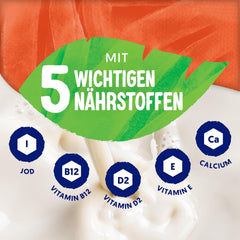 Alpro Haferdrink ohne Zucker – Milchalternative auf Haferbasis – Vegan und lactosefrei – Rich an Ballaststoffen, Calcium und Vitaminen – 8 x 1 L