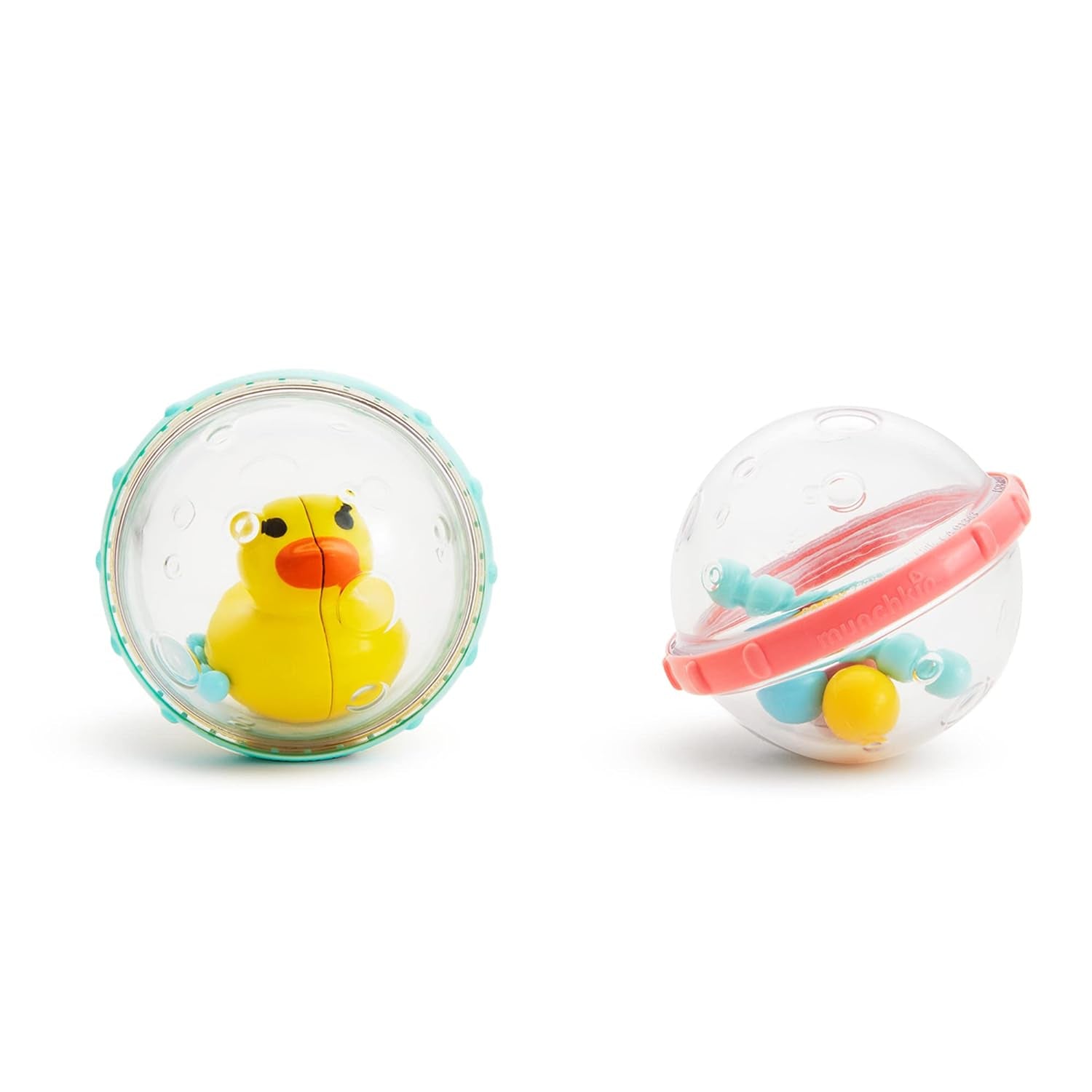 Jucărie de baie Munchkin Float and Play Bubbles | Baby Essentials | Jucării de baie pentru bebeluși și copii | Jucării de baie pentru bebeluși și jucării de duș | 2 pachete Jucarii Bebe Naty Shop Singur Plutește și joacă-te