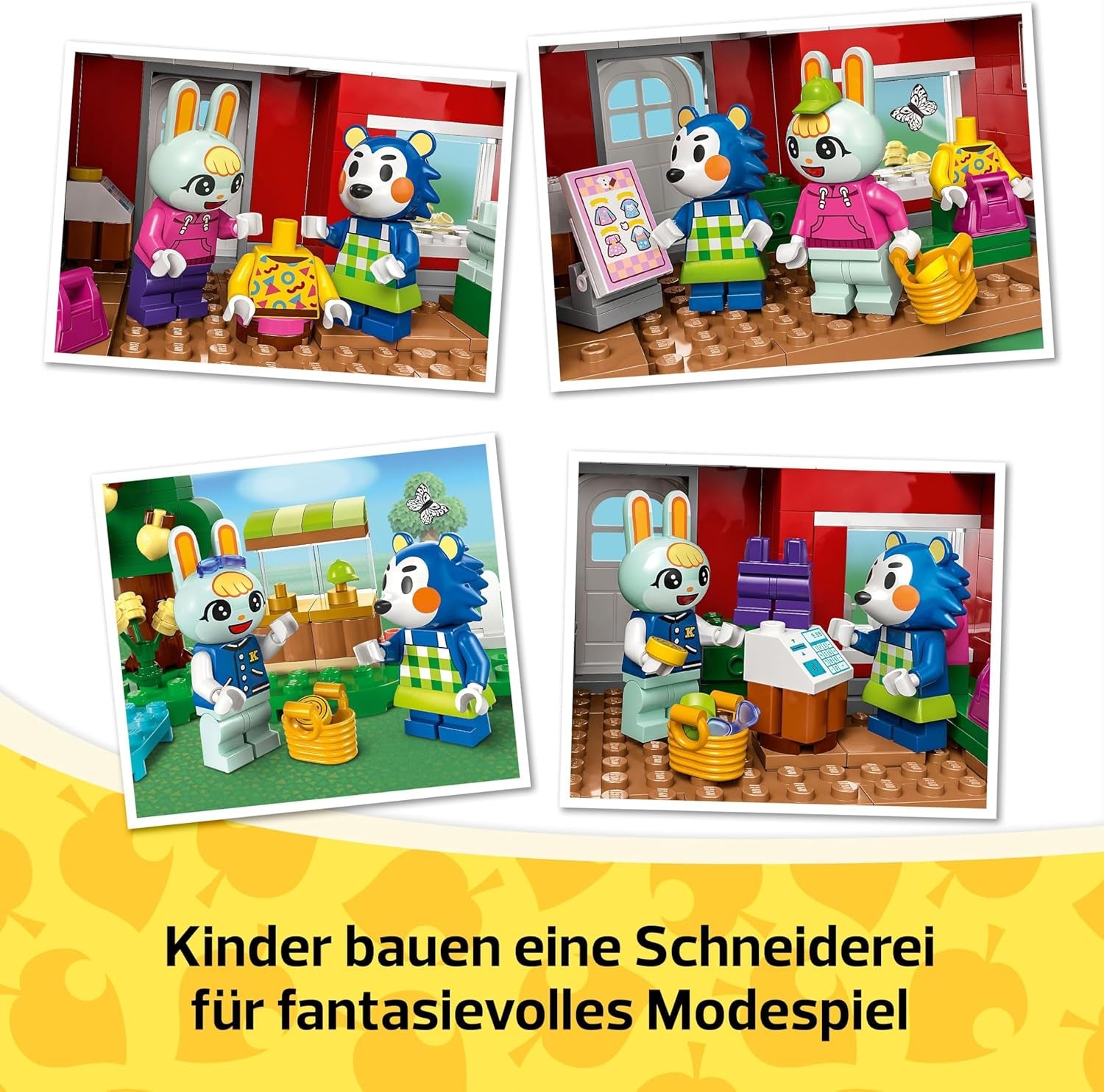 LEGO Animal Crossing Tailoring Sisters Set di costruzione creativo per giochi di ruolo, regalo per ragazze, ragazzi e appassionati di videogiochi dai 6 anni in su, set di gioco avventura 77055 Set di costruzione Acquista il negozio LEGO