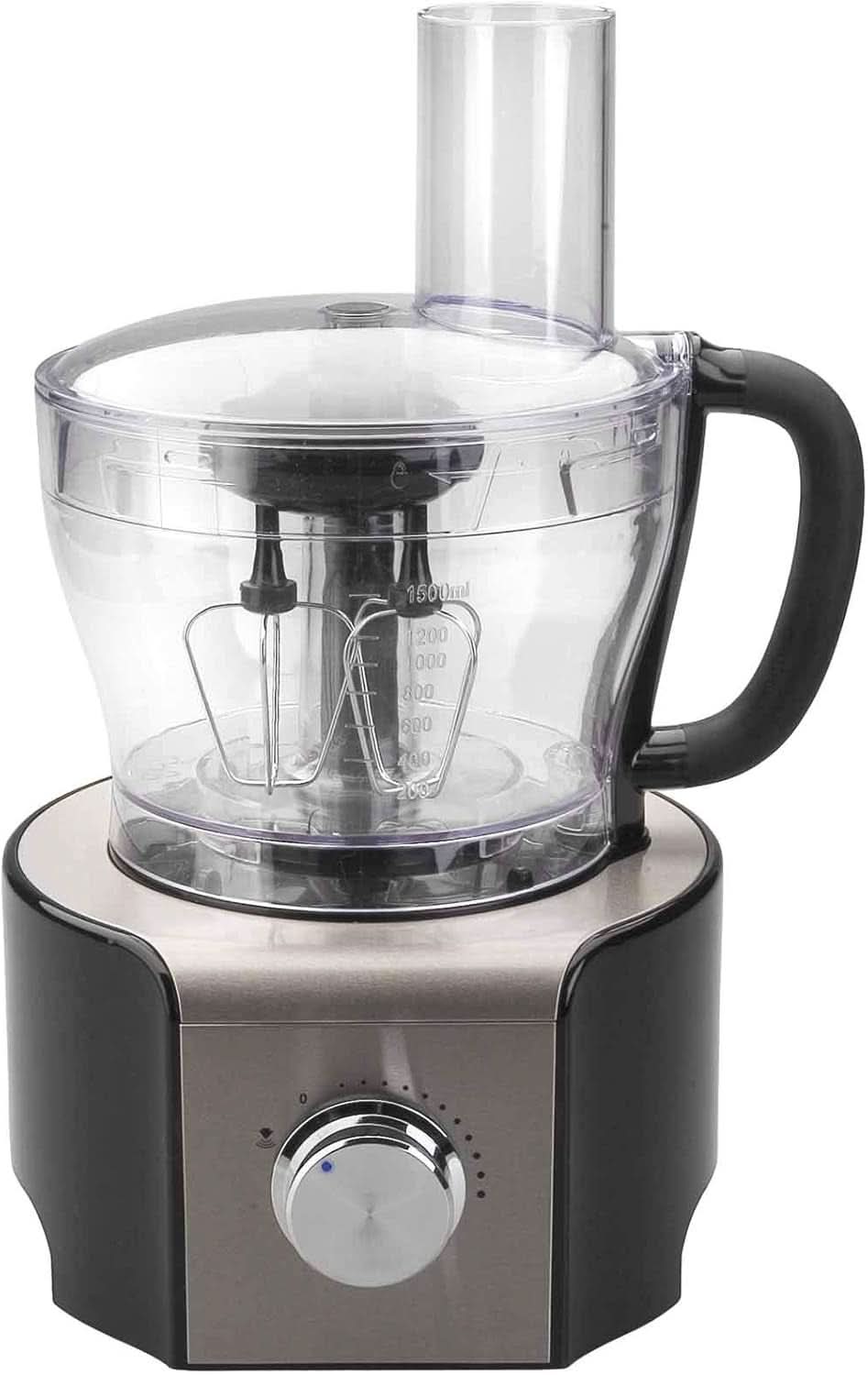 69079 -69079 robot multifunzione 800 w-nero, acciaio inox, vetro e plastica, multicolore Mamma e Bambino Naty Shop