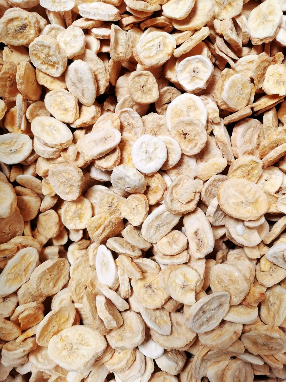 Banane liofilizate 150g felii, Fructe liofilizate fără aditivi Pure - 100% fructe uscate naturale - Banane uscate fructe uscate de la Foozia Produse deshidratate Naty Shop