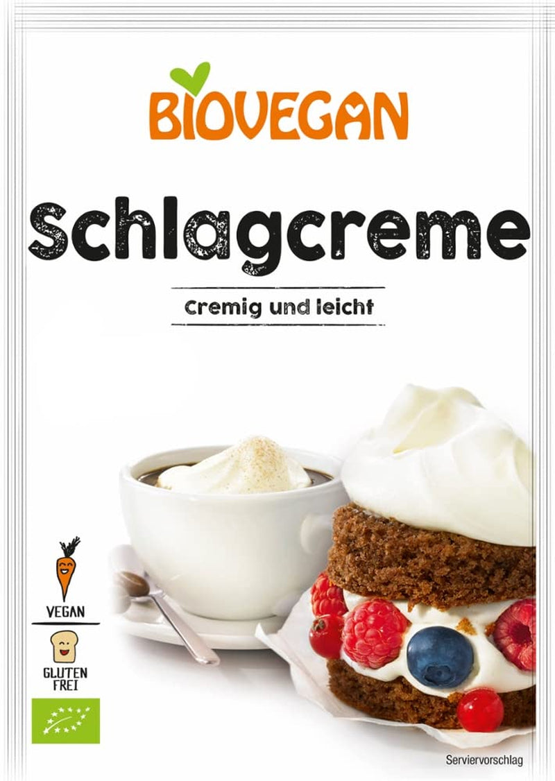 Schlagcreme vegano senza glutine