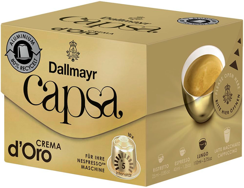 Capsa Lungo Crema d´Oro 10 Kapseln