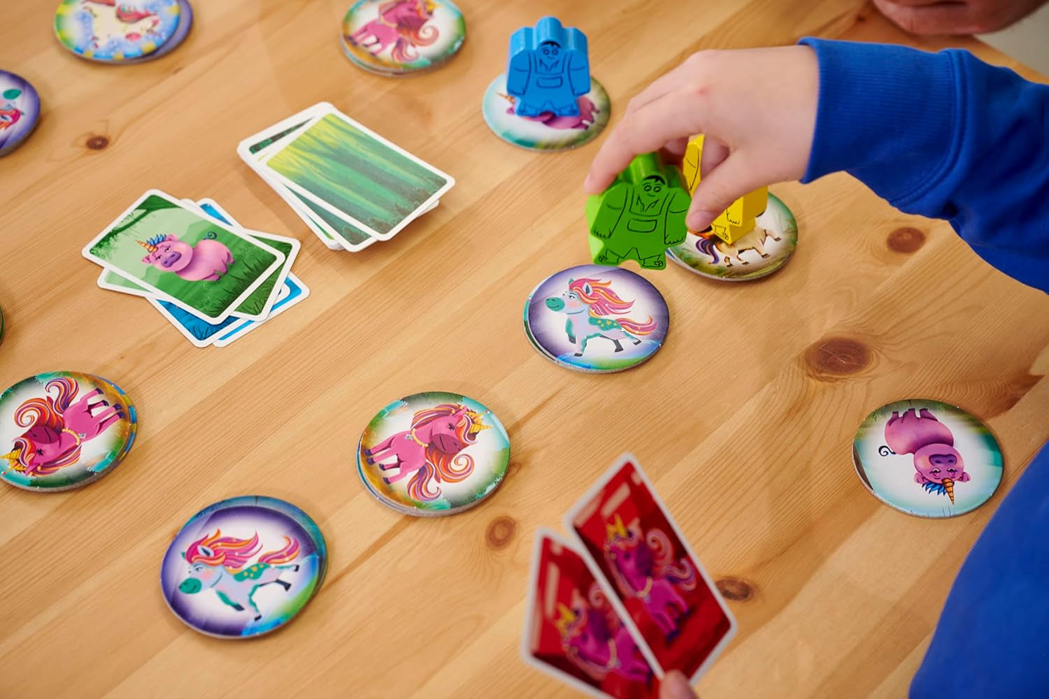 Zoch 601105184 - Corno del bosco gigante (Gioco per bambini dai 4 anni) - fantastico gioco di unicorno per bambini, per 2-4 giocatori, ca. 20 minuti di gioco per round