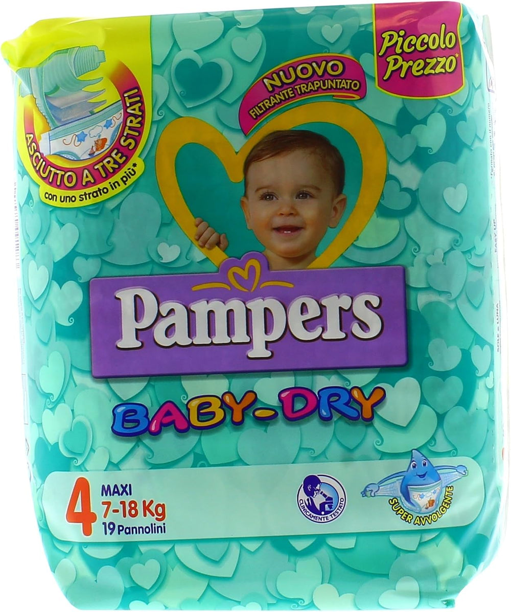 Pampers (vecchia versione), mutandine, taglia 4, 9 kg-15 kg, confezione da tre (1 x 88 pannolini)