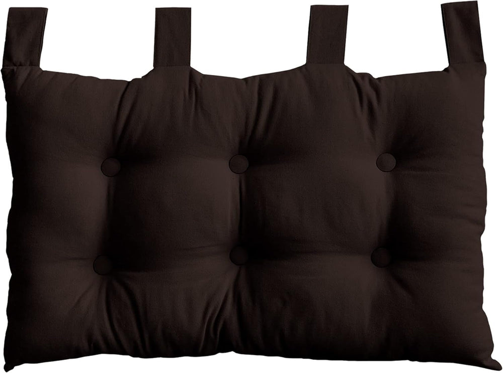 Trapunta con 4 pompon, juta, 90 X 190 Cm, argilla, 2007AGCHLJT090190, 90 X 190 Cm Trapunte e trapunte Naty Shop Testa di moro