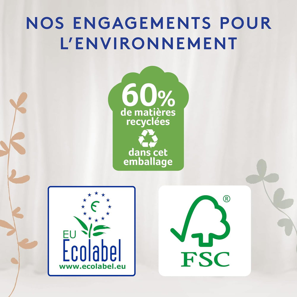 Douceur Naturelle - Mutandine, Taglia 6 (16-26 kg) Confezione da 1 mese - 112 mutandine