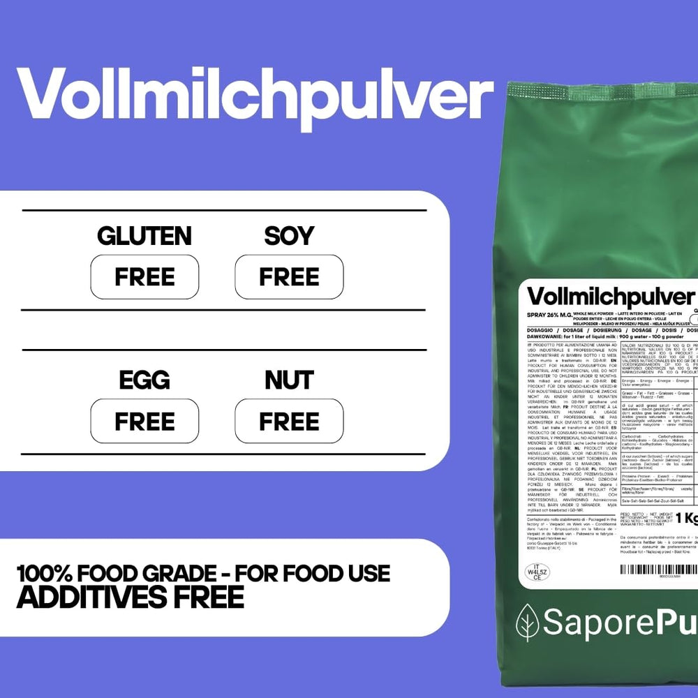 Vollmilchpulver 1 kg - Latte in polvere