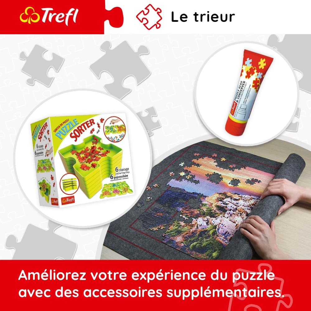 Trefl - Puzzle 2In1: Relaxare de vară - 2 X 500 piese - Set de două puzzle-uri, DIY, Divertisment creativ, Pentru adulți și copii de 10 ani și peste Puzzle Naty Shop