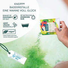 Kneipp, cristalli da bagno, con estratti naturali di carambola e trifoglio della fortuna, con un'elevata percentuale di sale Luisenhaller, 60 grammi Doccia e bagno Naty Shop