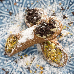 0060212 Cannoli Siciliani Metal 12x2 cm Pachet de 6