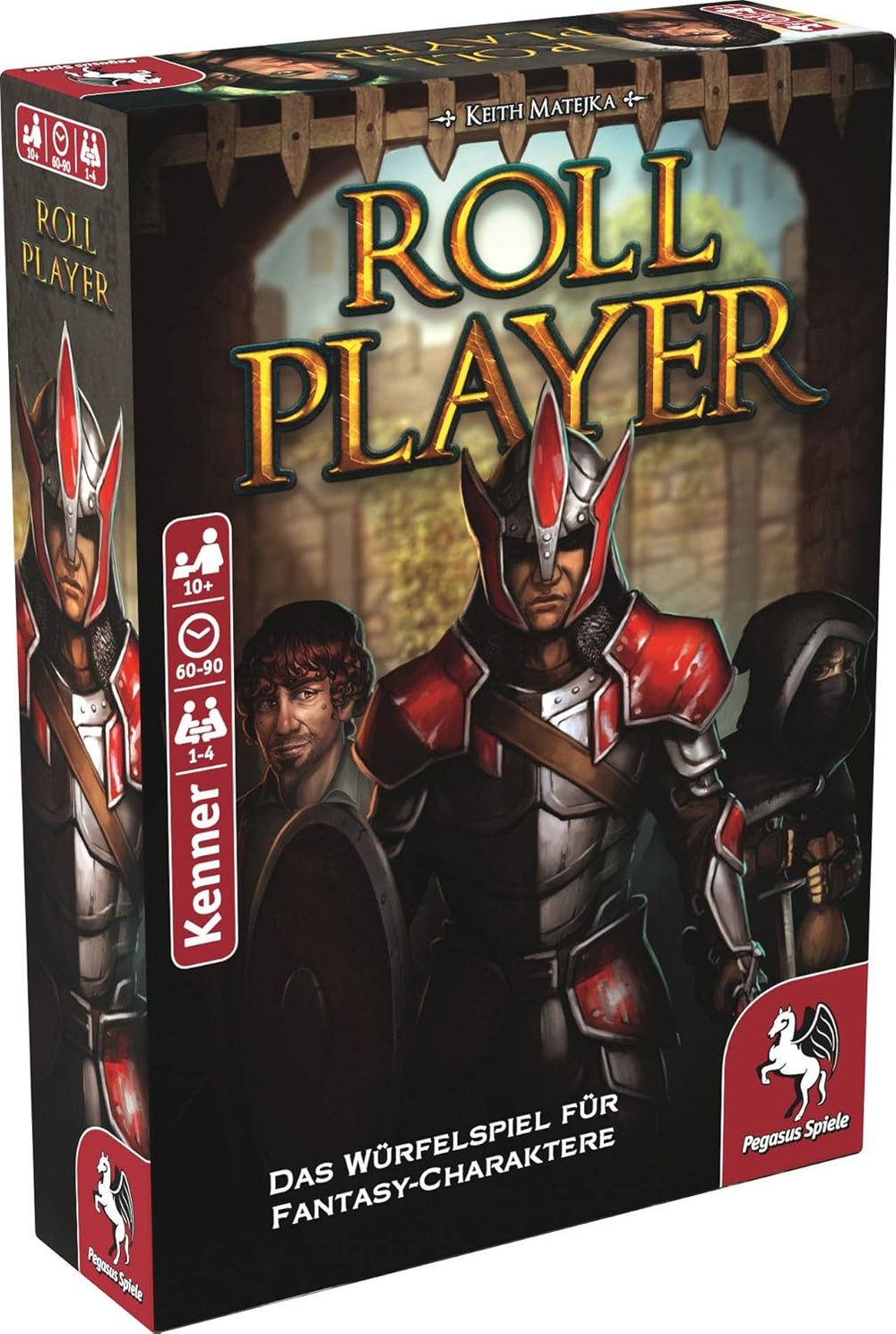 Pegasus Spiele 51305G - Roll Player (edizione tedesca), colorato