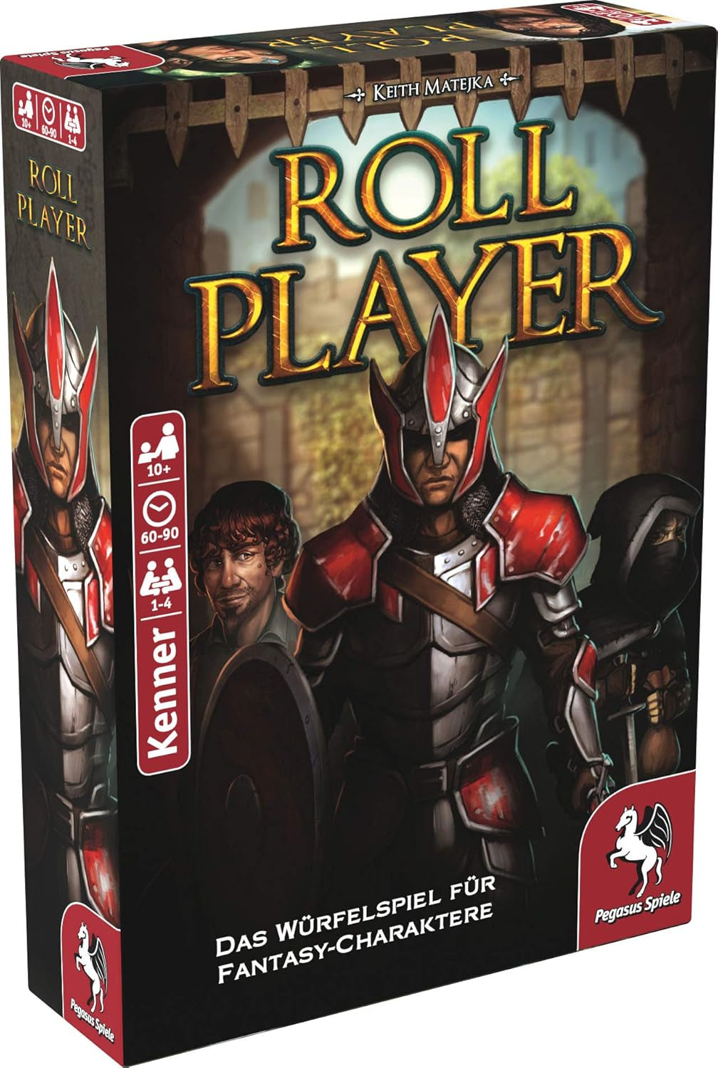 Pegasus Spiele 51305G - Roll Player (edizione tedesca), colorato