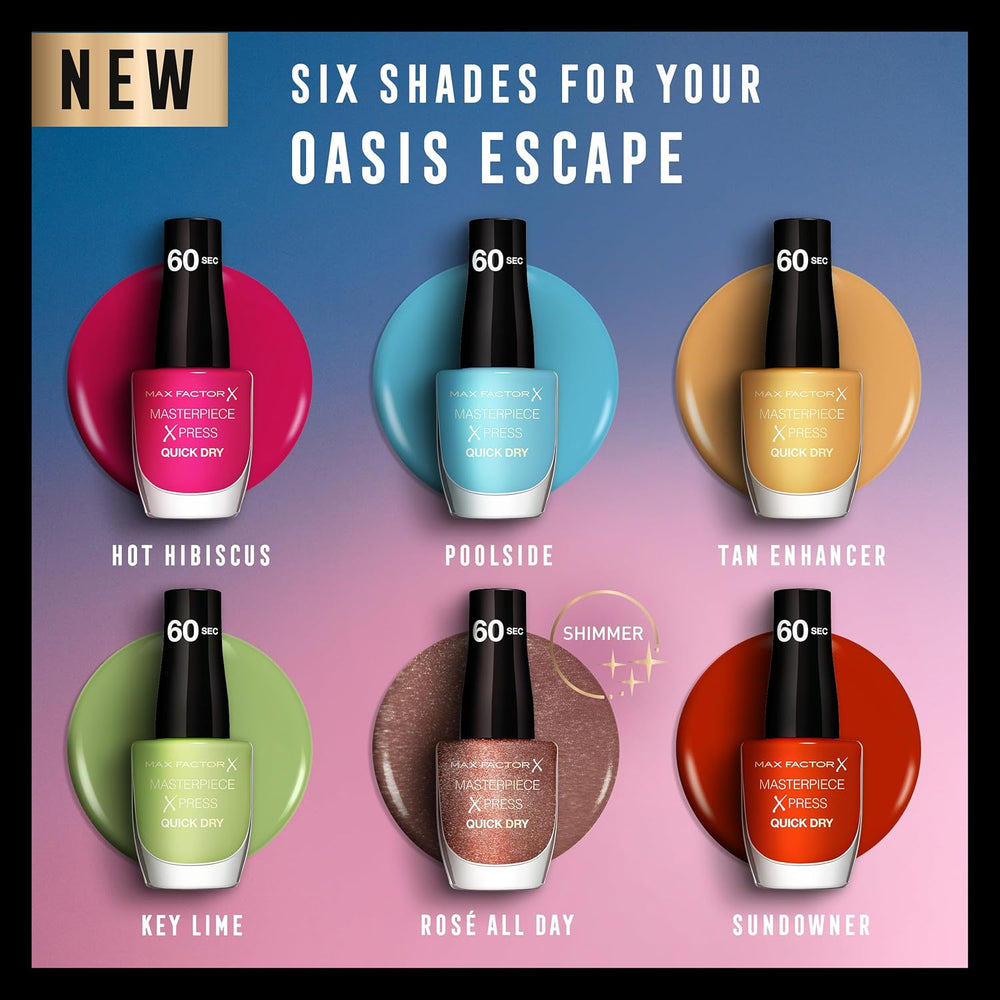 Smalto per unghie Max Factor Masterpiece Xpress Key Lime 590, 8 ml