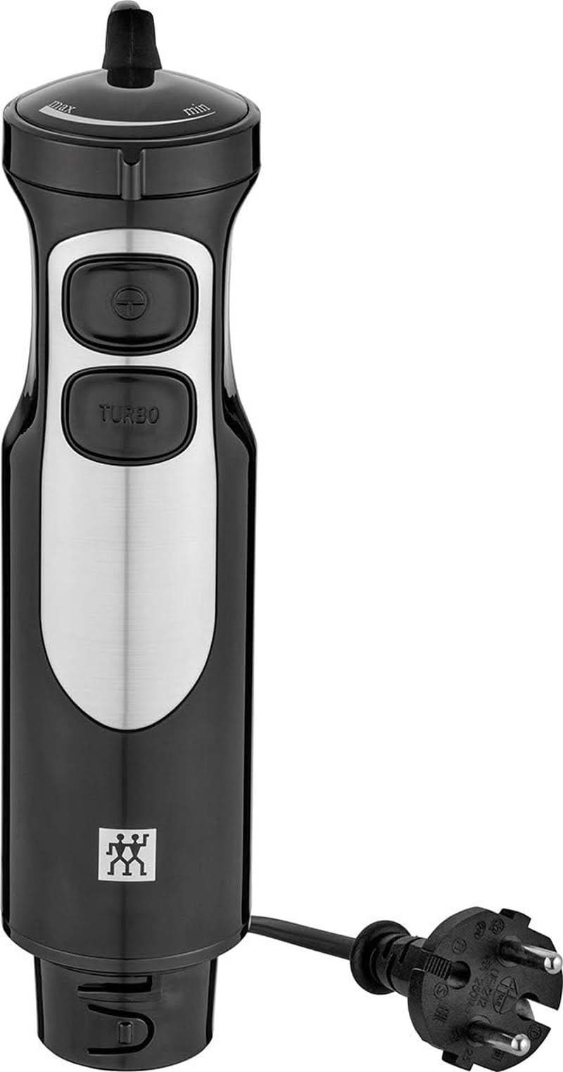 ZWILLING Robot da cucina, Inkl. Becher da 600 Mess, 550 Watt, Acciaio inossidabile 18/8, Edelstahl/Schwarz Madre e bambino Naty Shop