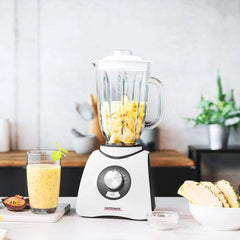 Gastroback 40898 Vital Basic, con funzione Ice-Crush integrierter, Leistungsstarker 600 Watt Motor Mixer, Kunststoff, 1,5 Litri, Bianco Kitchen Naty Shop