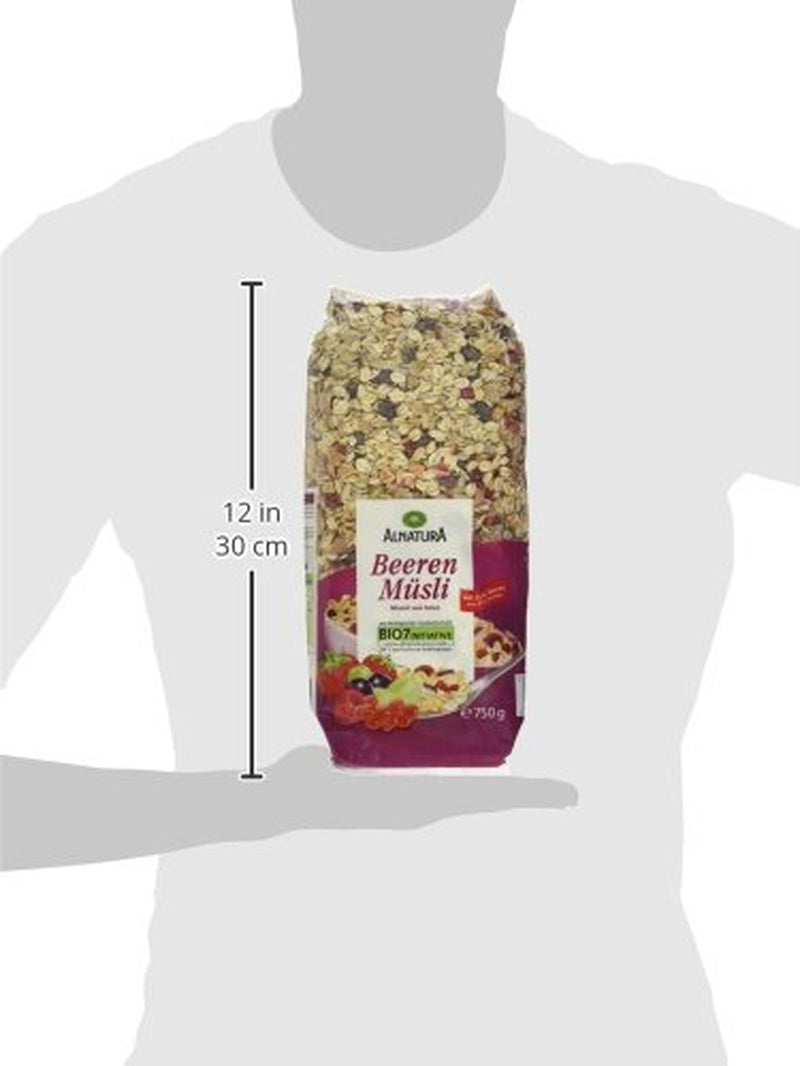 Muesli biologico ai frutti di bosco, 750g