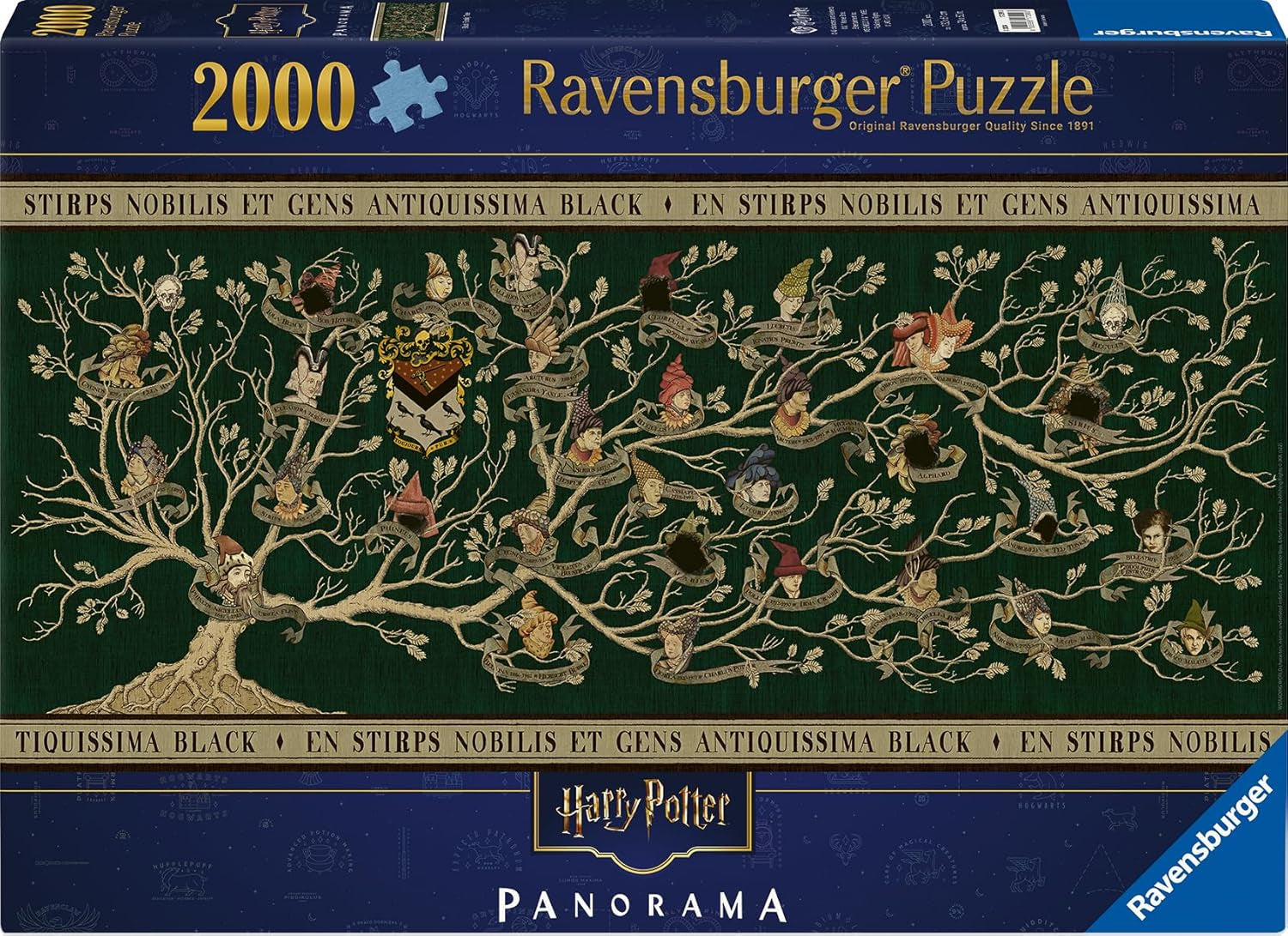 Ravensburger Puzzle 17299 - Albero genealogico - Panoramica Harry Potter Puzzle da 2000 pezzi per adulti e bambini dai 14 anni Puzzle Naty Shop