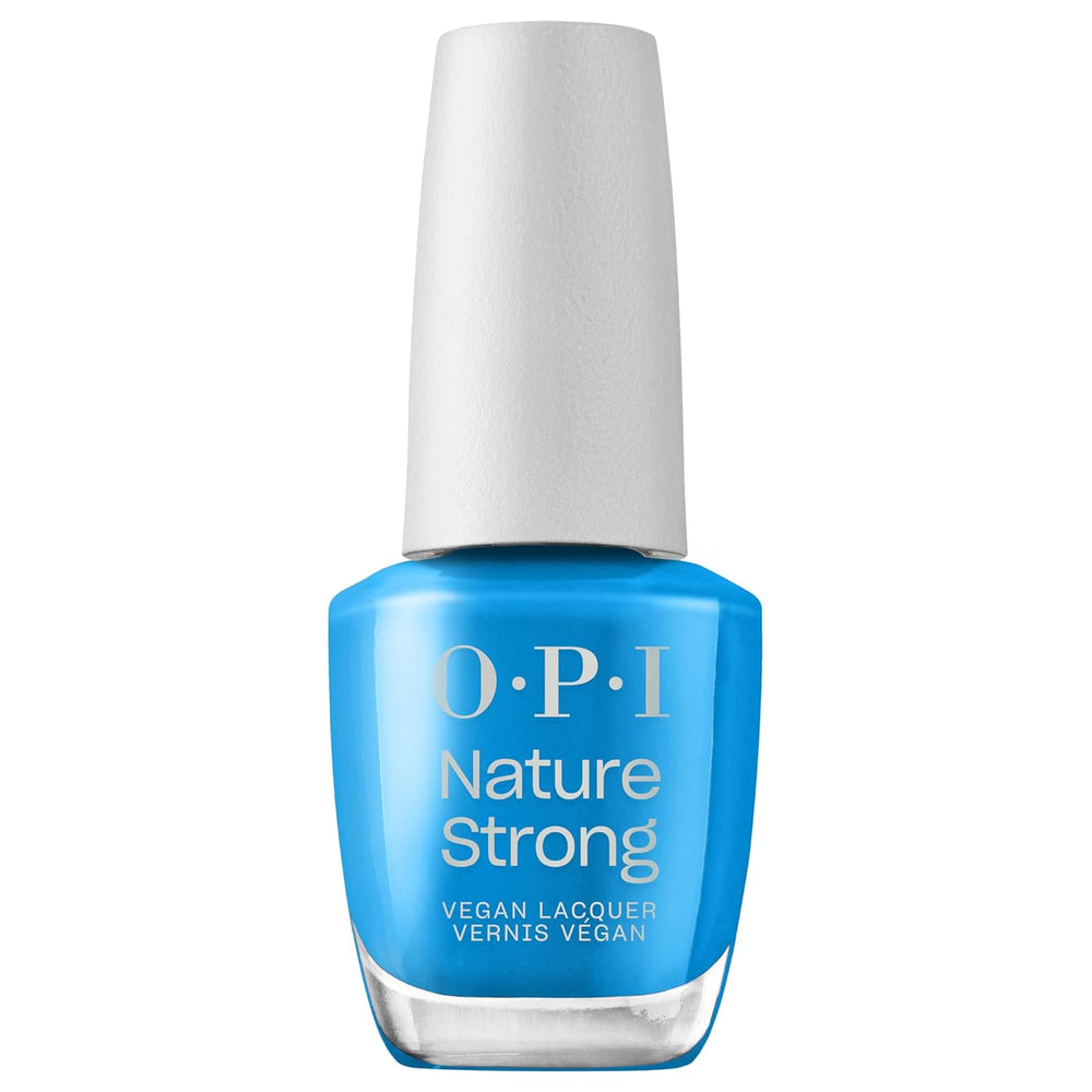 OPI Nature Strong Fresh as a Blue Daisy - Smalto per unghie blu - Lucentezza intensa e tenuta 7 giorni | Colore a lunga durata per le tue unghie | 15 ml