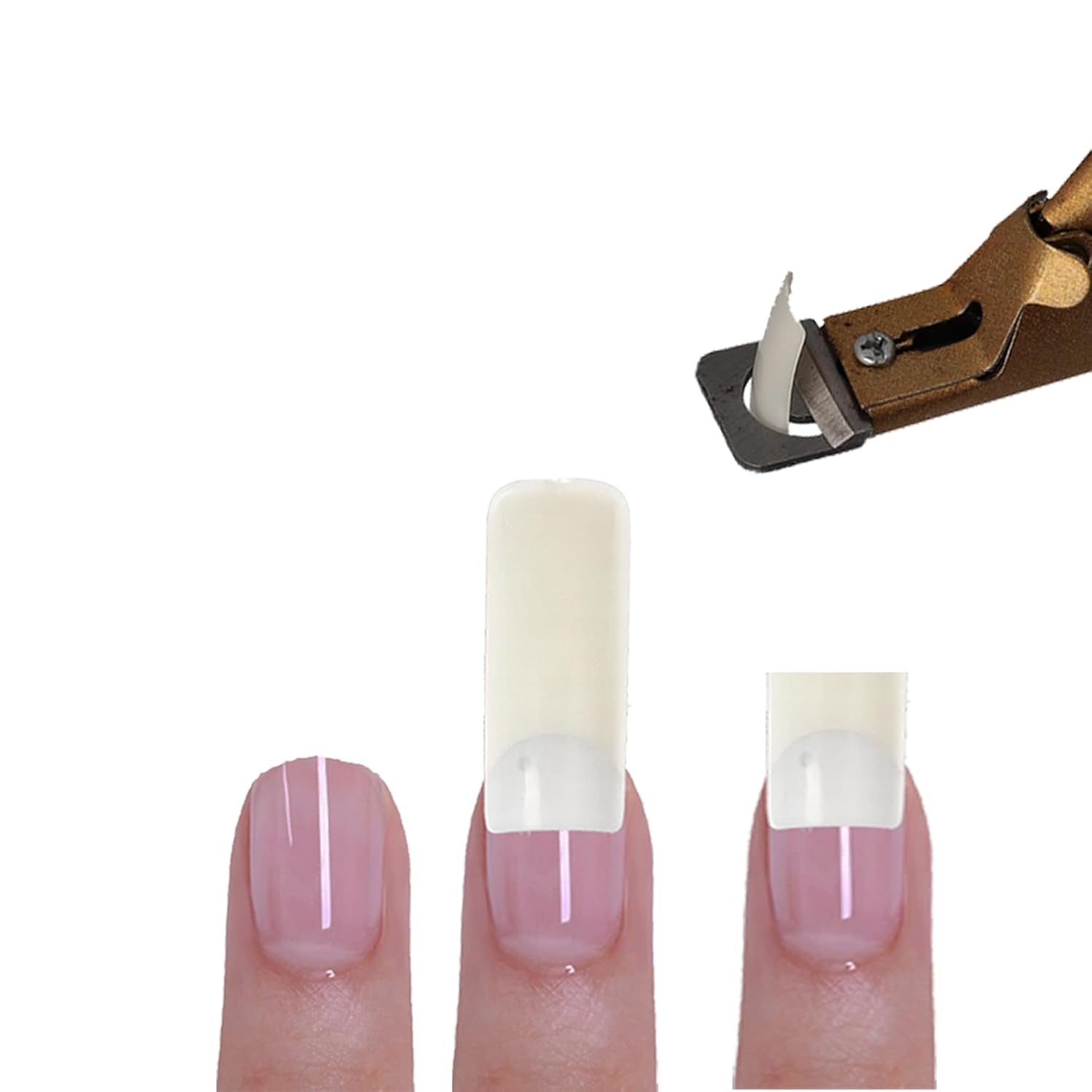 Sun Garden Nails Tipbox 500 Tips Incl. 3 Tips Glue Tips Nail Tips Glue - Modelare Unghii