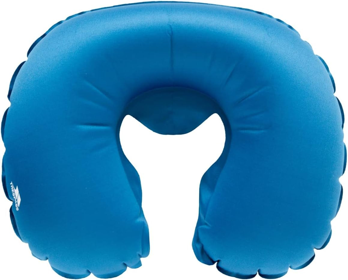 Trespass Inflight Inflatable Neck Cushion, albastru, mărime unică, UUACMIM30007_BLUEACH Perne calatorie Naty Shop Albastru Dimensiune standard