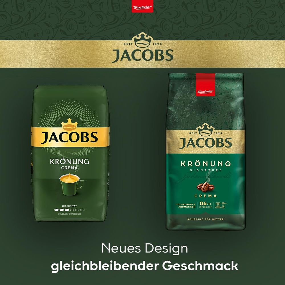 Jacobs Krönung Caffè Crema ganze Bohne, 1000 g