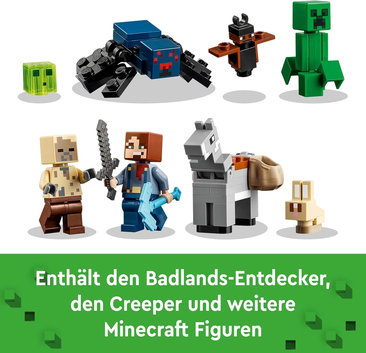 LEGO Minecraft Badlands Mine Videogioco Set di giocattoli minerari per ragazzi e ragazze dagli 8 anni in su Divertimento in mattoncini da costruzione Set avventura Regalo di compleanno 21263 Set da costruzione Besuche den LEGO-Store