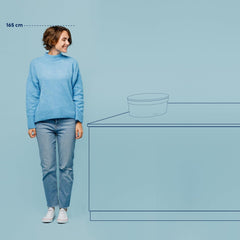 Cutie de pâine Kela cu găuri de ventilație, cutie de pâine ceramică, SALENA, vas de pâine, alb, 36,5 x 23,5 x 14 cm Cutii depozitare alimente Naty Shop