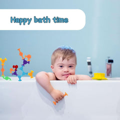 Confezione da 48 giocattoli a ventosa, giocattoli da bagno Montessori Mamma e Bambino Naty Shop