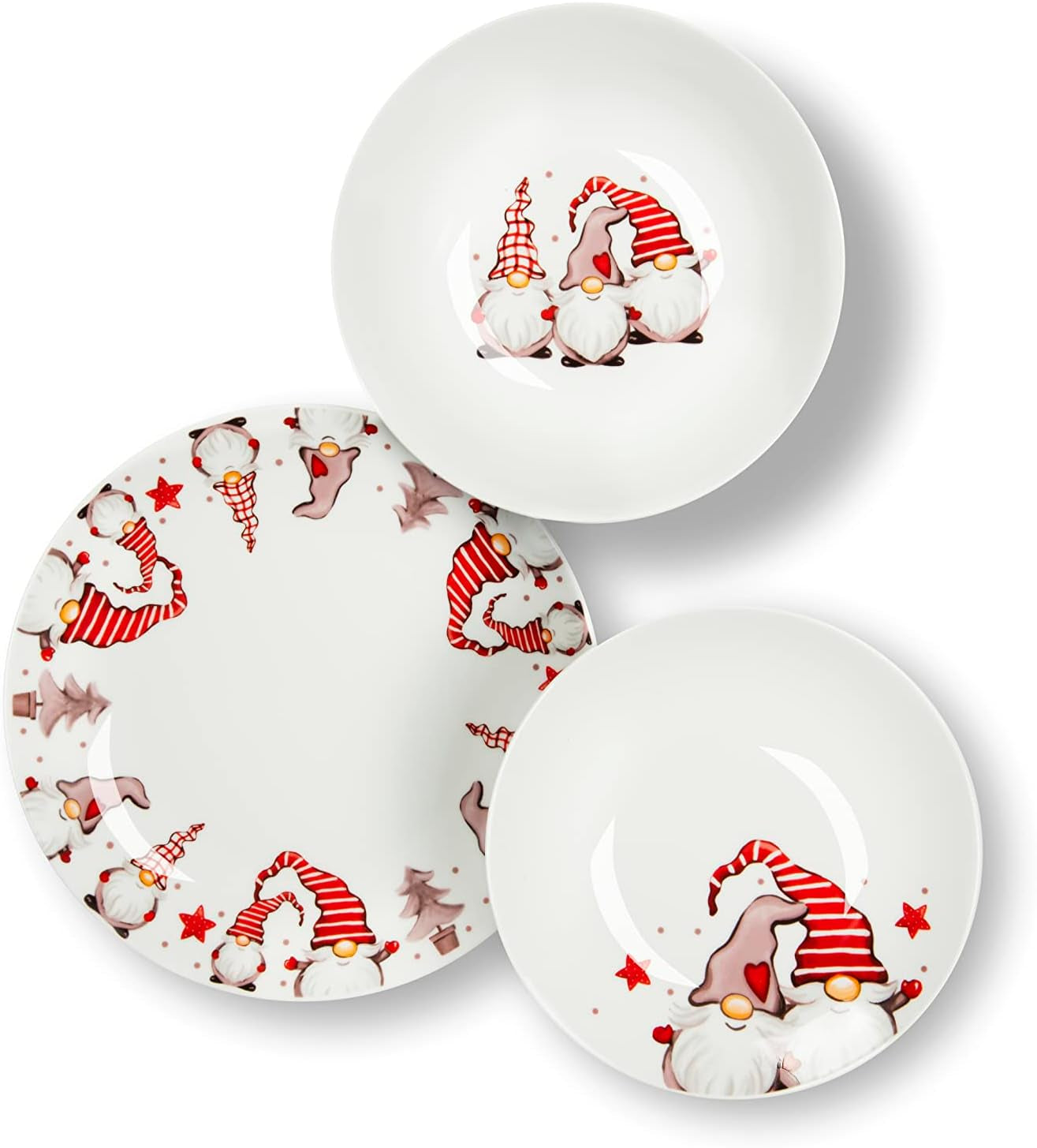 Excelsa Gnomo Tellerservice 18-Teilig Seturi vesela masa Naty Shop