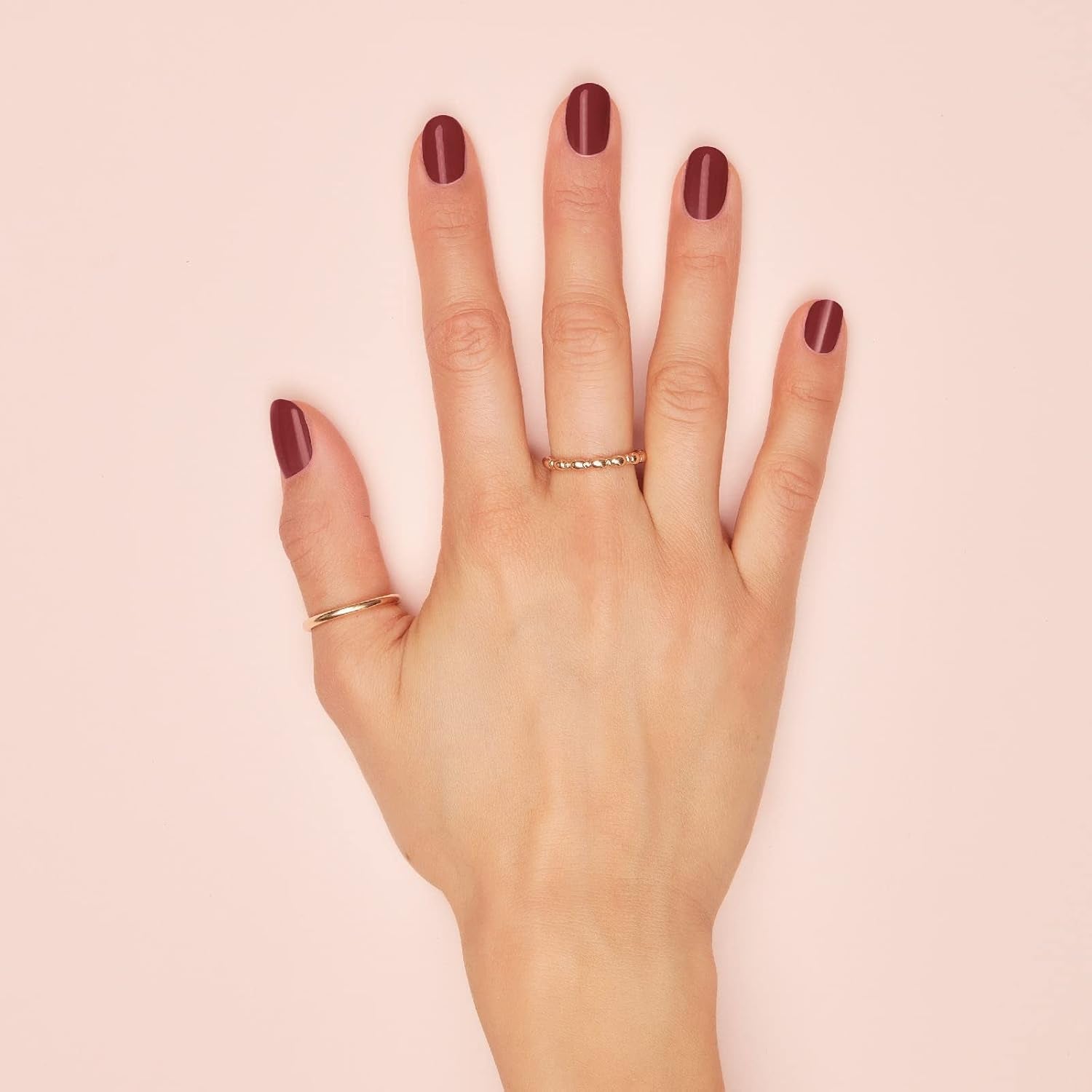 Smalto semipermanente Milano Professional, n. 21 Borgogna, effetto volumizzante, a lunga tenuta, per unghie intense e lucide, 4,5 ml