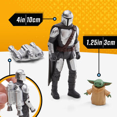 Star Wars Epic Hero Series N-1 Starfighter of the Mandalorian, Figuri de acțiune mari și accesorii captivante pentru manevre palpitante, cadou captivant Action figures Naty Shop