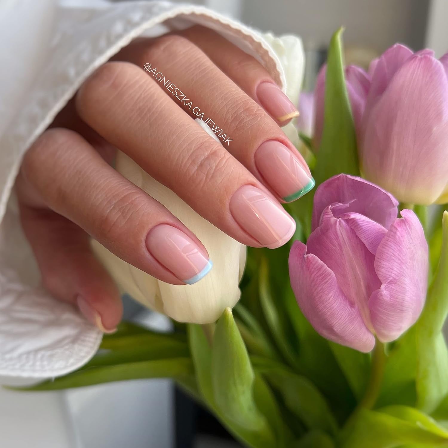 Smalto UV Semilac Hybrid 587 Tea Rose 7ml Collezione Fiori