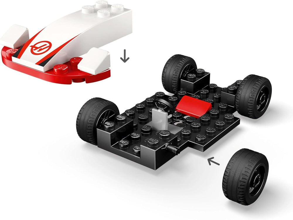 Auto da corsa F1 Williams e Haas F1 LEGO City - Giocattolo di Formula 1 con auto costruibili e 2 minifigure di piloti da corsa - Piccole idee regalo per ragazzi e ragazze dai 4 anni 60464 Set di costruzione Beuche den LEGO-Store