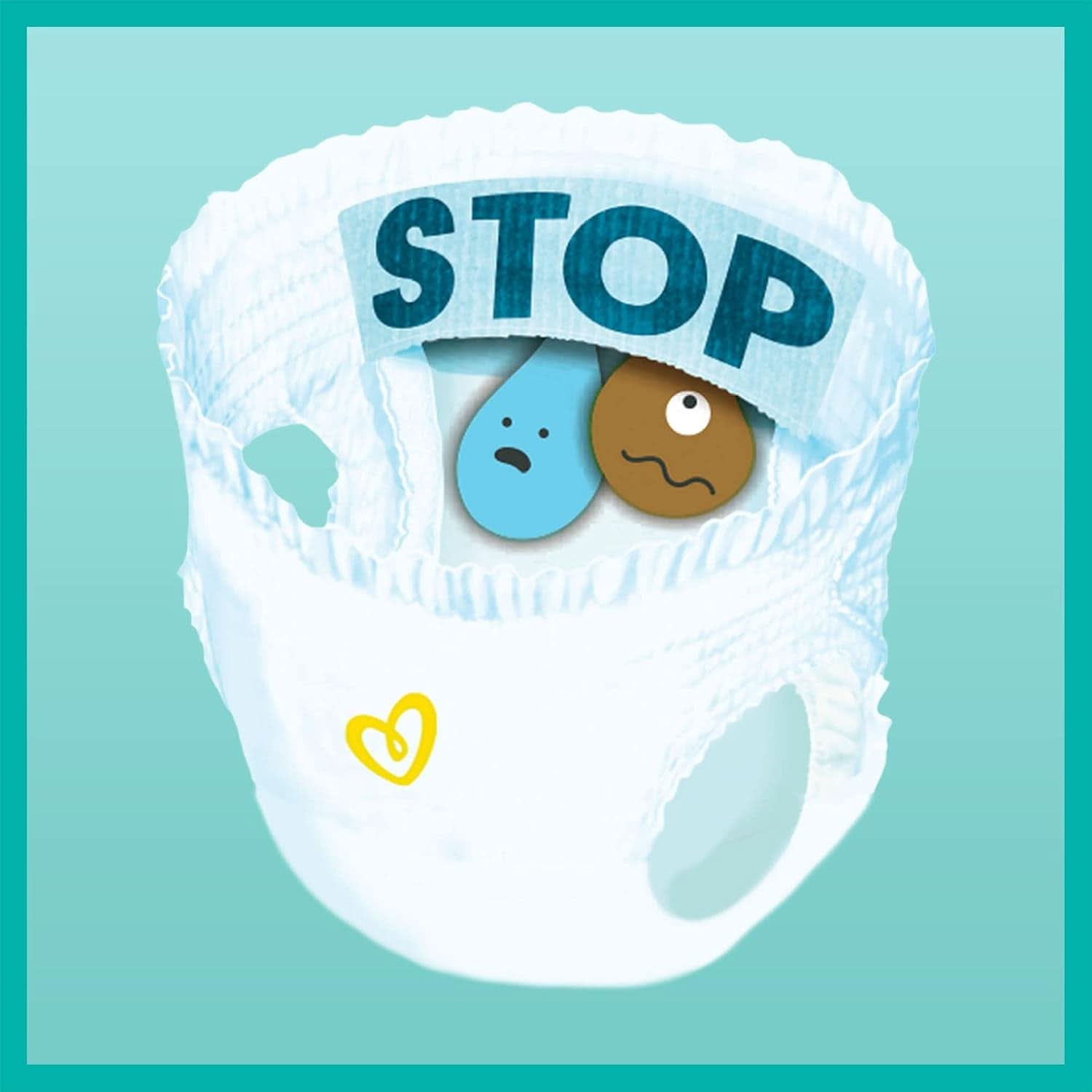 Pampers (Alte Version), Pantaloni da notte Windeln, Größe 5, 22 Stück, 12Kg-17Kg Accessori Alimenti per bambini e Allattamento Naty Shop