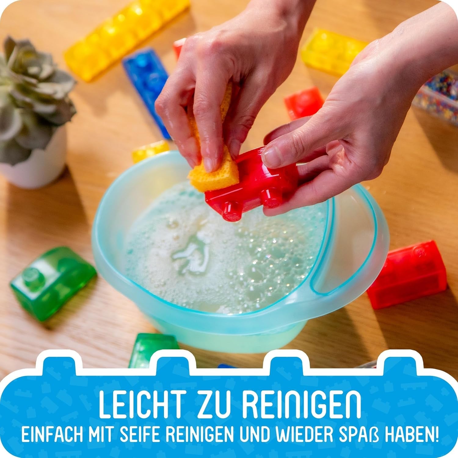 Jelly Blox - My Pets and Me Set, Mein Haustier und ich Set, 20 weiche Spielblöcke, Konstruktionsspielzeug für Kinder ab 2 Jahren, Dehnbare, weiche & Flexible Blöcke