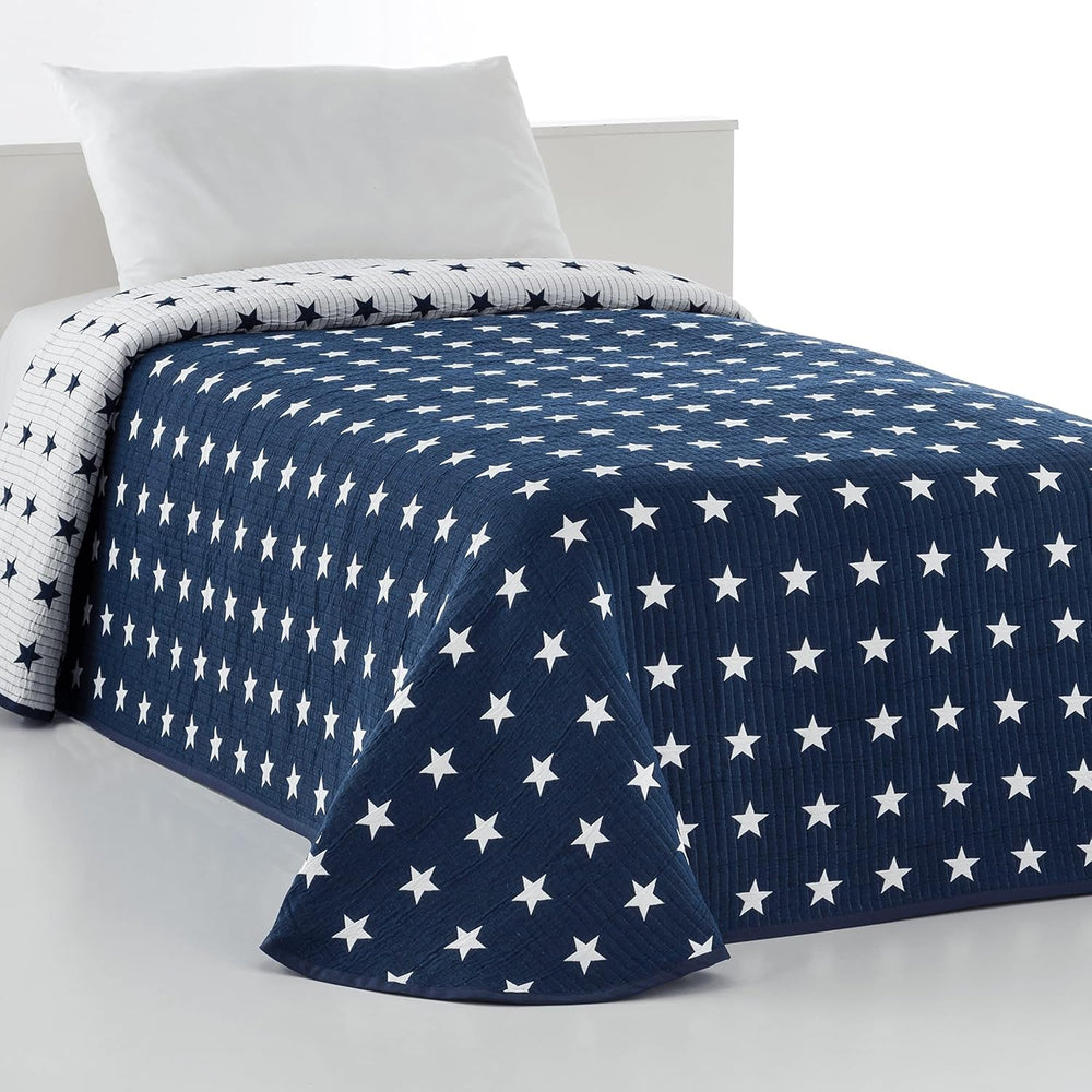 Copriletto VIALMAN Sofia 10 letto king size | trapunta stella | dimensione trapunta 250 X 270 cm | copriletto e copridivano blu navy Letti e coperte Besuche den VIALMAN-Store Blu navy Cama 135: 230 Cm X 270 Cm