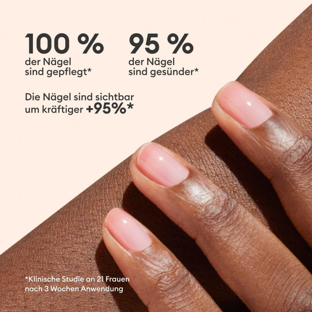 MANUCUIST Nail Care Repair Active Glow Raspberry (Rosa) a base biologica: Mandorla Dolce, Lampone, Smalto Nutriente e Lucido, Effetto Rosa Trasparente - Smalto Nude