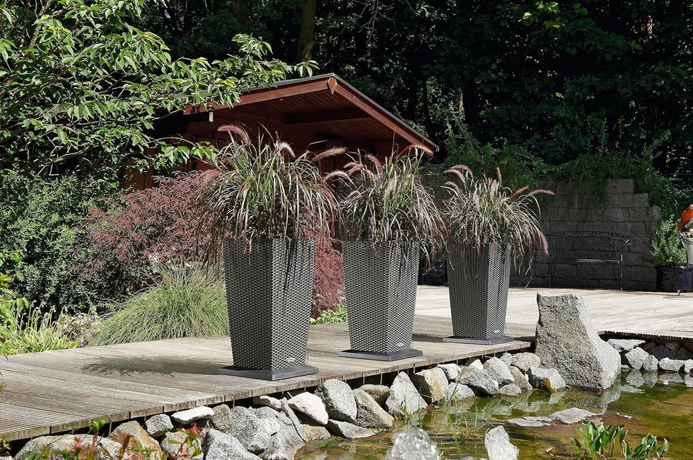 LECHUZA CUBICO Cabană 30 granit 15222