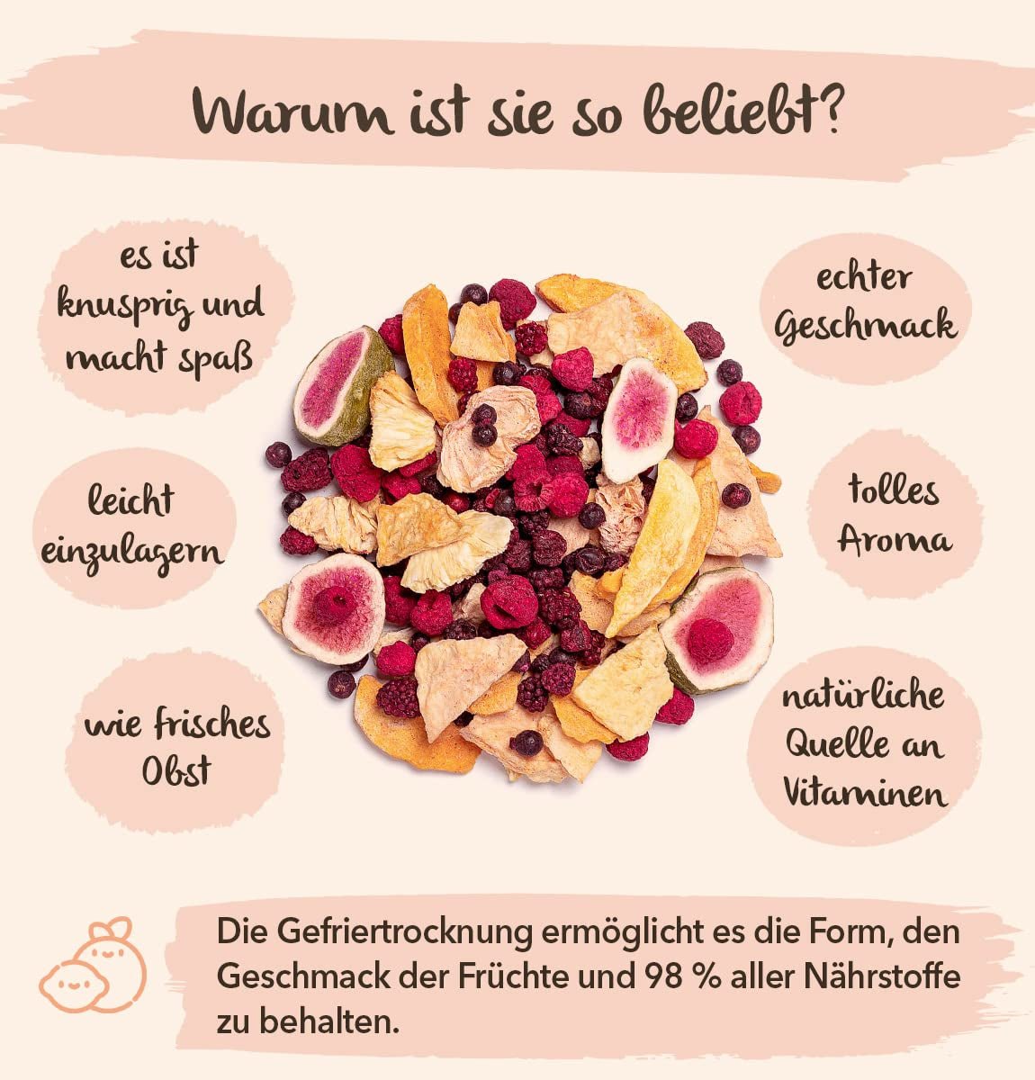 BRIX banane liofilizate | Banane naturale, uscate 140 g | Premiul Great Taste pentru fructe uscate, uscate | Fără OMG, fără gluten, vegan, vitamine conservate Produse deshidratate Naty Shop