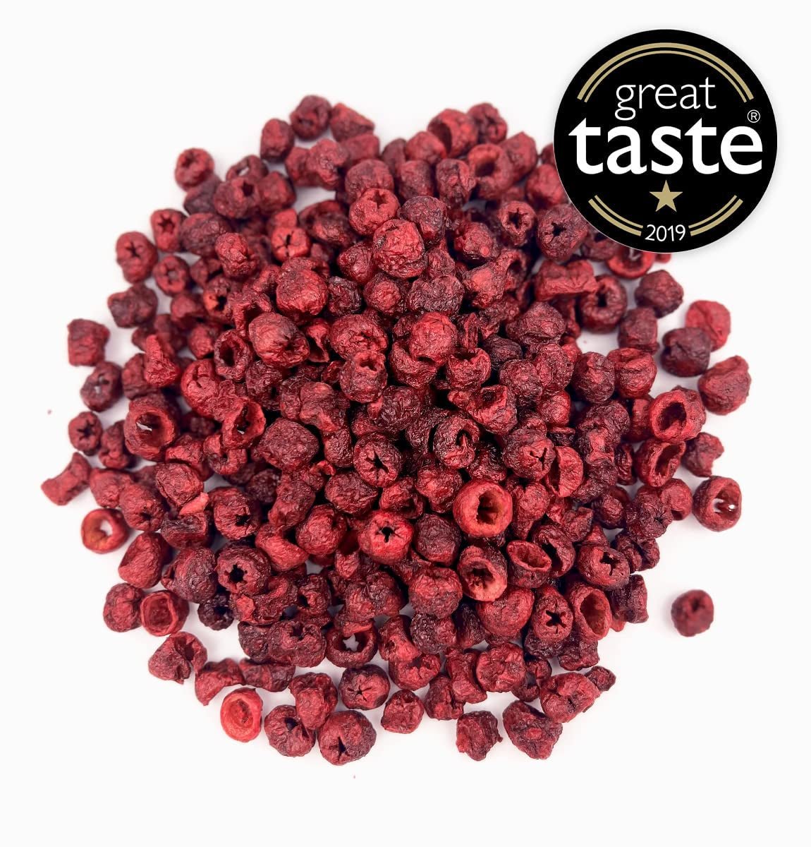 BRIX Cireșe amare liofilizate | Cireșe naturale uscate 105g | Great Taste Award Fructe uscate, Cireșe amare uscate | Fără OMG Fără gluten Vegan Vitaminele sunt conservate Produse deshidratate Naty Shop