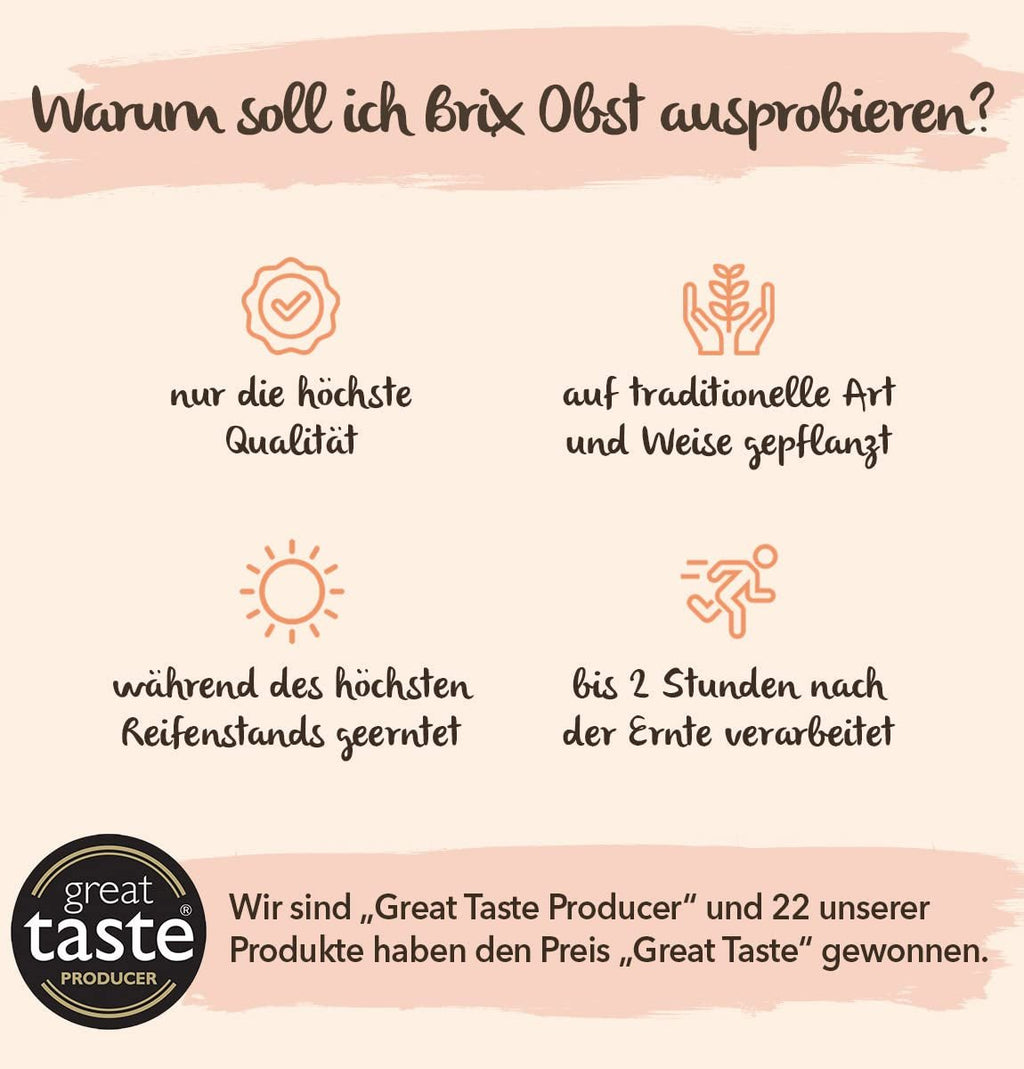 BRIX fructe liofilizate | Amestec natural de fructe uscate 115g | Premiul Great Taste pentru fructe uscate | Fără OMG, fără gluten, vegan, vitamine reținute Produse deshidratate Naty Shop