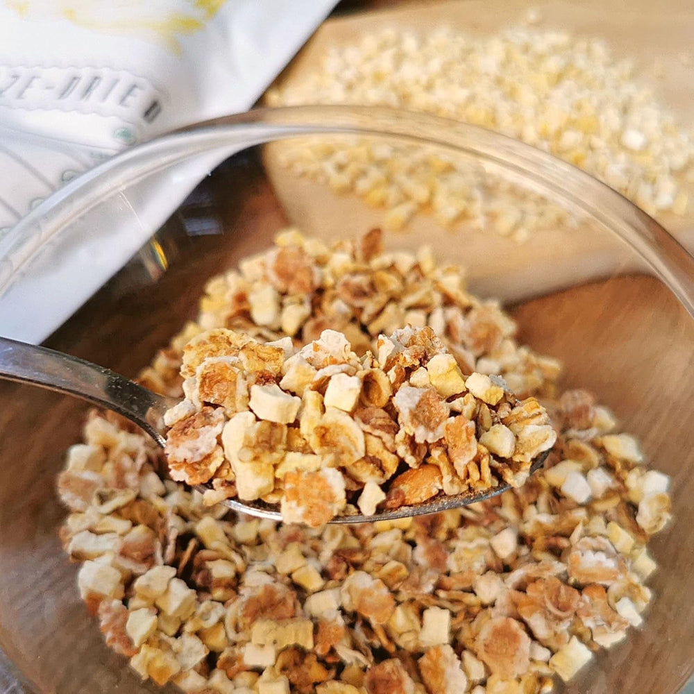 Bucăți de banane liofilizate | Banane uscate fără zahăr | Banane liofilizate | Banane cu fructe uscate | Banane proaspete liofilizate | Bucăți de banane cu fructe liofilizate Produse deshidratate Naty Shop