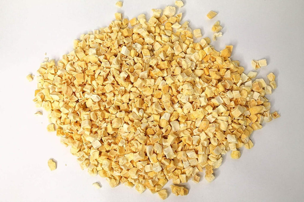 Bucăți de mango liofilizat 100g - Fructe liofilizate - Fructe uscate liofilizate - Mango uscat - Perfect pentru gustări, coacere, muesli, smoothie-uri și deserturi Produse deshidratate Naty Shop