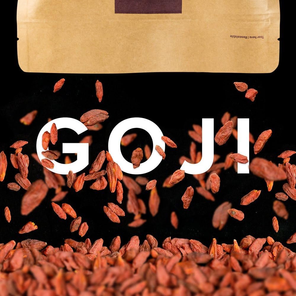 Bulk Goji Berries uscate, 500 g, ambalajul poate varia Produse deshidratate Naty Shop